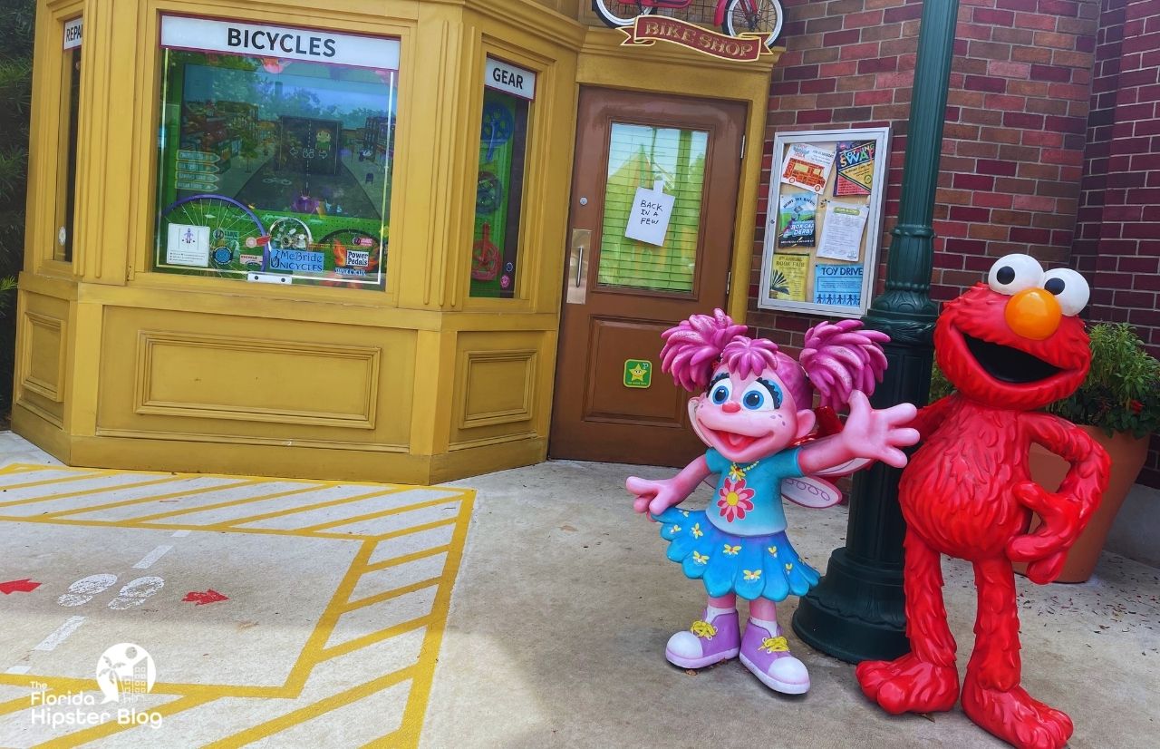 Sesame Street Land with Elmo and Fairy in SeaWorld Orlando