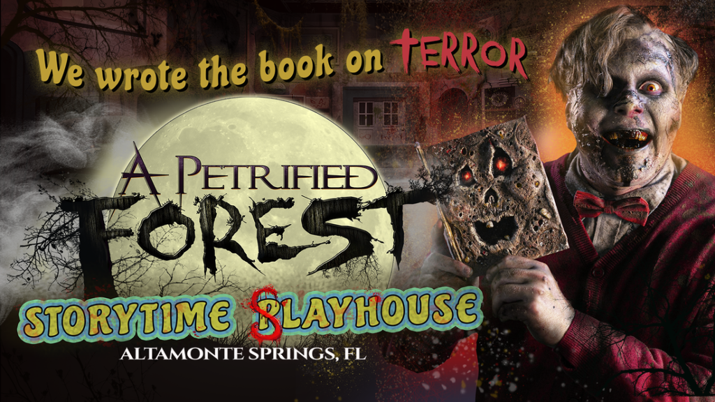 A Petrified Forest in Altamonte Springs Florida Halloween Event. ep reading to get the best things to do in Florida for Halloween and Fall!