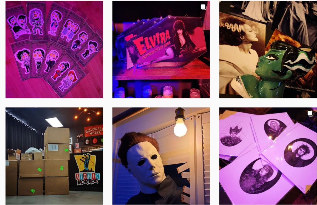Atomic Horror Halloween Store Instagram Page. Keep reading to get the best things to do in Florida for Halloween and Fall!